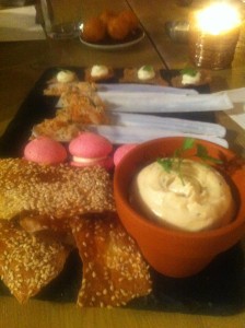 canapes by Claire Hutchings