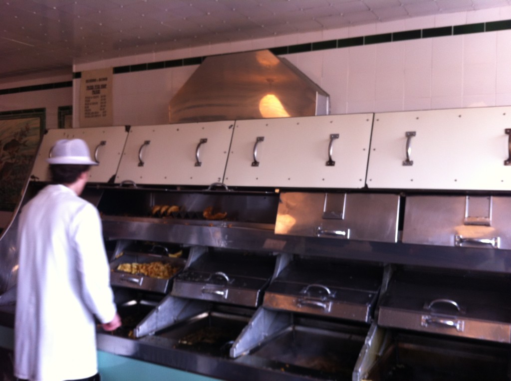 old fashioned fish and chip shop
