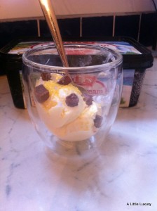 ice cream in winter