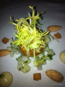 scallop with apple