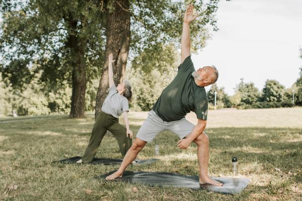 man exercising